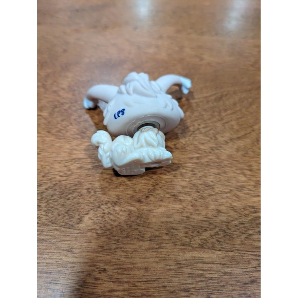 Hasbro Littlest Pet Shop #1471 Beige and Orange Angora Rabbit Bunny - Blue Eyes - Picture 3 of 3